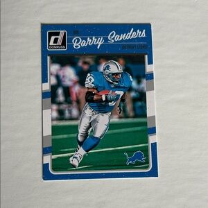 Donruss Barry Sanders Football Card
